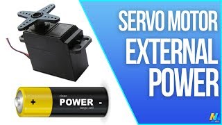 Arduino Servo Motor Supply with External Power [upl. by Franchot748]