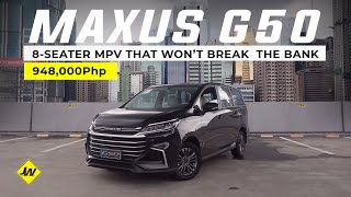 2022 Maxus G50 Review and Media Drive Is it better than the Toyota Avanza [upl. by Ime248]