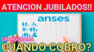 CUANDO COBRO ANSES JUBILADOS CALENDARIO COBRO ENERO 2025 [upl. by Edy]