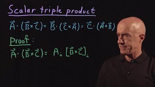 Scalar Triple Product  Lecture 9  Vector Calculus for Engineers [upl. by Ethbinium333]