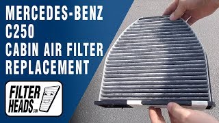 How to Replace Cabin Air Filter 2013 MercedesBenz C250  AQ1161C [upl. by Namaj]