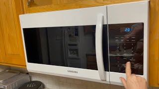 How to replace an over range microwave installation  Samsung [upl. by Leafar]