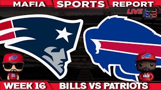 Bills vs Patriots  Live Pregame Show  Week 16 [upl. by Ethelind826]