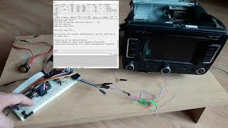 VW RNS315 Technisat Brute Force code finder based on Arduino decoding tool [upl. by Clara]