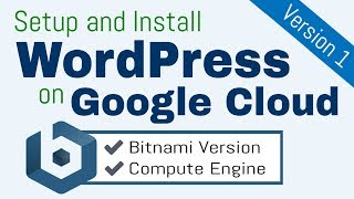 Setup and Install WordPress on Google Cloud Platform Bitnami [upl. by Cl]