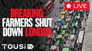 🚨 BREAKING Farmers Shut Down London In Opposition To Starmer [upl. by Gruchot]