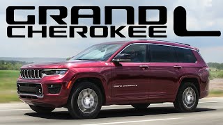 2021 Jeep Grand Cherokee L Review  3 ROW LUXURY OFF ROAD MINIVAN ALTERNATIVE [upl. by Otrebilif279]