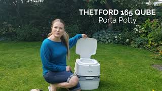 Thetford 165 qube porta potty review [upl. by Nytsirc]