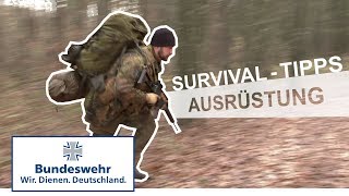 SurvivalTipps 1 Ausrüstung  Bundeswehr [upl. by Htesil107]