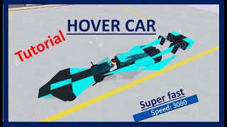 Fast Hover Car  Plane Crazy  Tutorial [upl. by Philana]