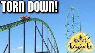 Kingda Ka Is Closing For Good  New Coaster  Updates [upl. by Aicilak254]