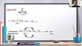 Reacción de cetona Hidrogenación – Décimo Grado – Química II [upl. by Iris142]