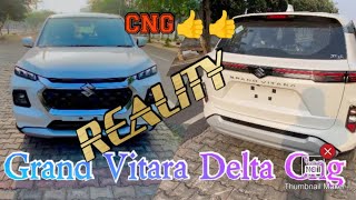 Grand vitara delta cng 2024 Walkaround Review interior exterior and mileage features grandvitara [upl. by Meilen]