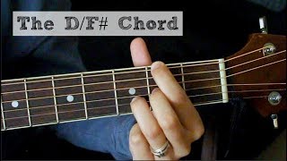 The DF Chord EASY VERSION  Guitar Tutorial [upl. by Jephthah109]