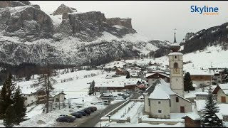 Amazing live images from Colfosco in Italy  SkylineWebcams [upl. by Elocal]