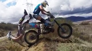 Epic Motocross amp Funny Enduro Dirtbike Crashes [upl. by Abell458]