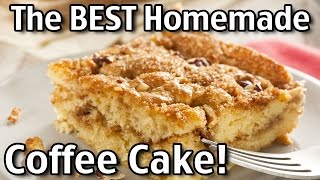 The BEST Homemade Coffee Cake [upl. by Lothair]