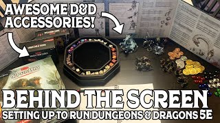 Behind the Screen Our DM Set Up for Dungeons and Dragons 5e [upl. by Lanuk]