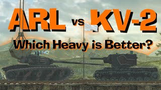 WOT Blitz Face Off  ARL 44 vs KV2 [upl. by Berkow749]