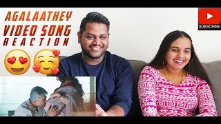 Agalaathey Video Song Reaction  Malaysian Indian Couple  Nerkonda Paarvai  Ajith Kumar  Yuvan [upl. by Nahij]