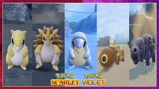 Pokemon Scarlet amp Violet SandshrewSandslashHippopotas amp Hippowdon Locations [upl. by Aurelie]