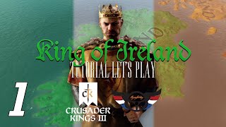 Crusader Kings III King of Ireland  Tutorial Lets Learn  ep1 [upl. by Panter]