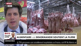 Julien Denormandie  «Il faut acheter de l’alimentation française» LaMatinale [upl. by Krishna]