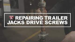 Repairing Your Trailer Jack Drive Screw [upl. by Singh121]