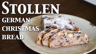 Stollen german christmas bread vegan ☆ シュトレン [upl. by Olnton]