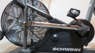 Schwinn Airdyne Loose Pedal Crank Repair  Fix Bottom Bracket Bearing [upl. by Ahseiym85]