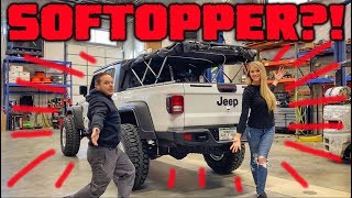 JEEP GLADIATOR UPGRADE  SOFTOPPER INSTALL [upl. by Yrome604]