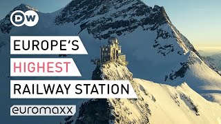 Highest Railway Station In Europe  Jungfraujoch In Switzerland  Europe To The Maxx [upl. by Saylor333]