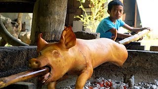 Village Lechon in Pampanga BETTER THAN CEBU My FAVORITE food in the Philippines [upl. by Mik854]