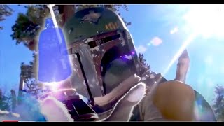 Star Wars BOBA FETT vs VADER [upl. by Tadeas]