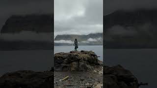 Seal Woman in Feroes 🇫🇴  Trøllanes amp Kopakonan faroeislands scandinavia seal statue [upl. by Angle305]