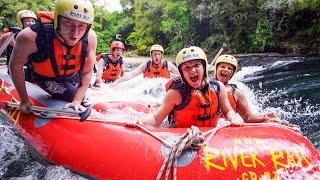 Whitewater Rafting  Behind The Scenes in New Zealand [upl. by Tiana]