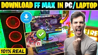 How To Download Free Fire Max In Pc  Pc Me Free Fire Max Kaise Download Kare  How To Install FF [upl. by Mlehliw]