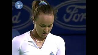 Serena Williams v Martina Hingis  2001 Australian Open QF Highlights [upl. by Kilk]