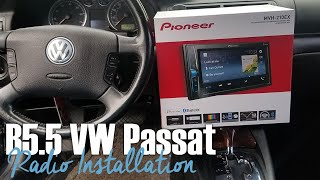 B55 Volkswagen Passat Aftermarket Radio Install [upl. by Soph]