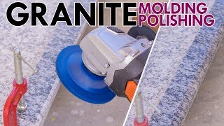 Granite Molding amp Polishing Process At Home  Make it Simple DIY [upl. by Deny582]