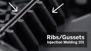 Injection Molding 101 Ribs amp Gussets [upl. by Wawro193]