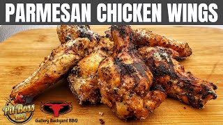 Pit Boss KC Combo  Parmesan Chicken Wings  How To [upl. by Earleen]