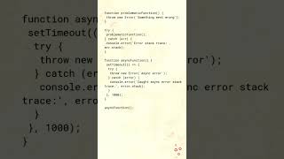 NW0423 error handling in javascript try catch finally 1 [upl. by Assillem]