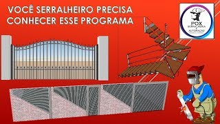 Qual o melhor programa de desenho para SERRALHEIRO AULA 2 [upl. by Gitlow367]