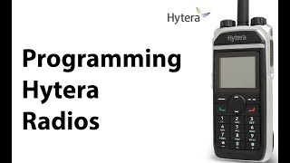 Programming Hytera Radios [upl. by Tronna]