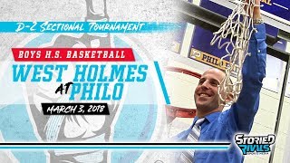 HS Basketball  West Holmes at Philo TOURNAMENT 3318 [upl. by Werna]