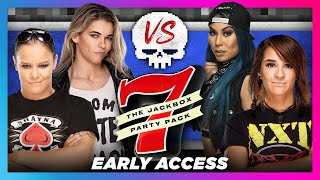 Shayna Baszler vs Mia Yim vs Dakota Kai vs Jessamyn Duke Jackbox 7  Devils amp Details [upl. by Seka]