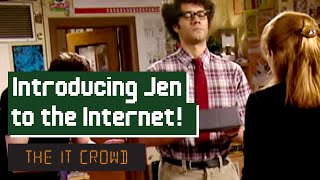 Moss Introduces Jen To The Internet  The IT Crowd Series 3 Episode 4 The Internet [upl. by Wyly441]