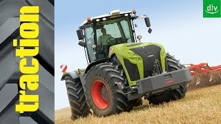 Der neue Claas Xerion 4000 im tractionFahrbericht [upl. by Joya]