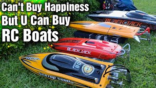 Vector SR80 Pro Blackjack 42 Deltaforce 35 Blackjack 24  Fast Electric RC Boats [upl. by Rosita]